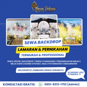 WA 0851-8313-1752, Paket Pernikahan Lengkap Dengan Dekorasi Elegan di Gondang Mojokerto